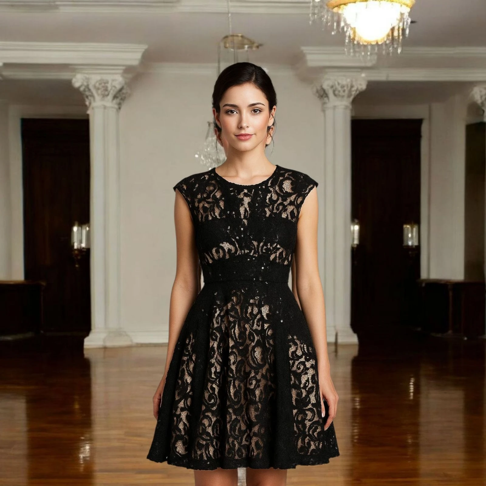 Vestido encaje M-L